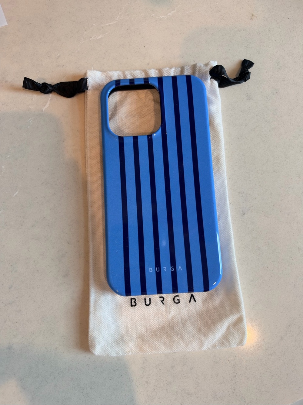 BURGA Favorite Bikini Blue Striped Protective Phone Case 13 Pro